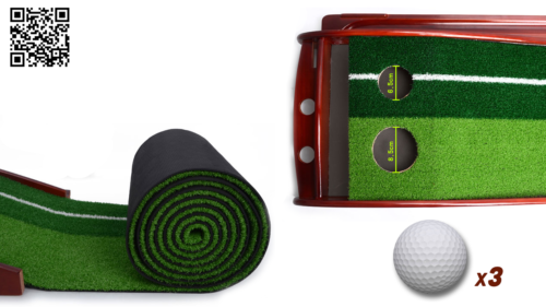 Thông tin chi tiết bộ thảm gậy bóng tập golf putting trong nhà 3m