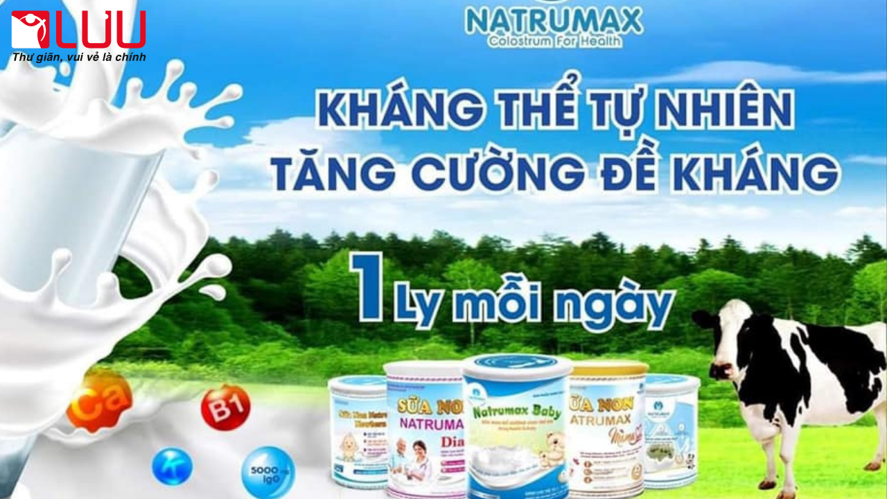 1 ly sữa non Natrumax mỗi ngày giúp tăng cường sưc đề kháng và hệ miễn dịch